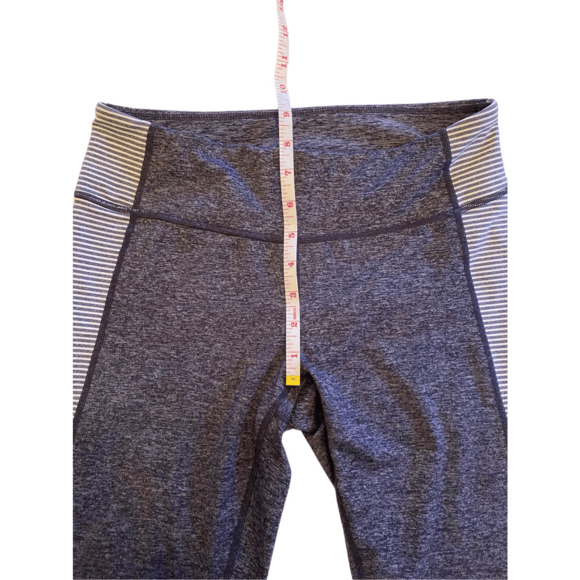Zella Women's Athletic High-Rise Side Stripes Work Out Leggings In Grey Small - Picture 6 of 7